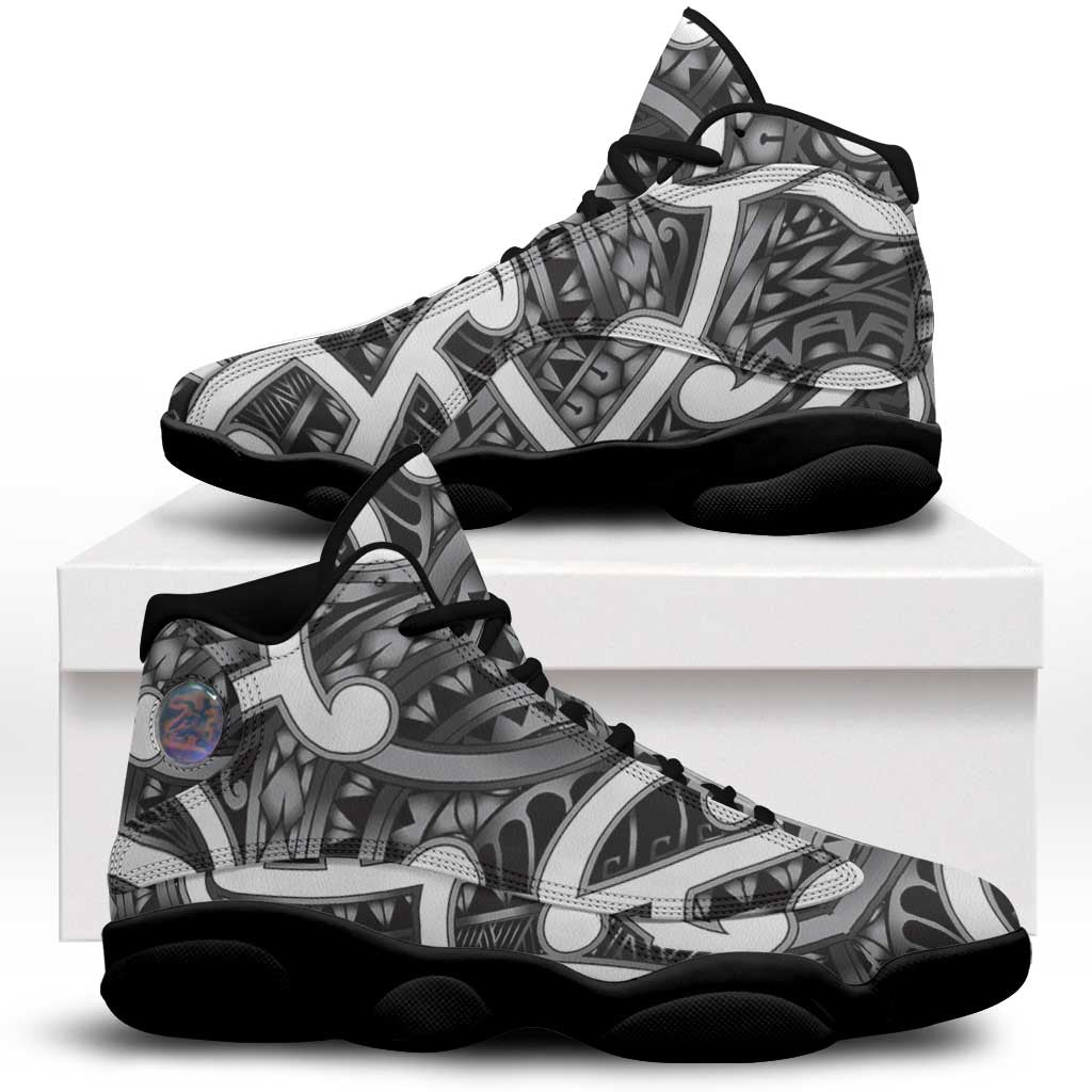 Aotearoa Maori Kowhaiwhai Sneakers J13 Kiwikiwi Puhoro and Patiki