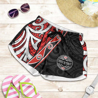 Aotearoa Toitu Te Tiriti Shorts for Women Honour The Treaty New Zealand LT01 Black - Polynesian Pride