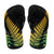 Australia New Zealand Rugby Flip Flops Gradient Aboriginal Wallabies and Maori Black Fern - Polynesian Pride