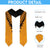 Australia New Zealand Rugby Graduation Stole Gold Aboriginal Wallabies and Maori Black Fern - Polynesian Pride
