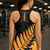 Australia New Zealand Rugby Hollow Tank Top Gold Aboriginal Wallabies and Maori Black Fern - Polynesian Pride