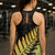 Australia New Zealand Rugby Hollow Tank Top Gradient Aboriginal Wallabies and Maori Black Fern - Polynesian Pride