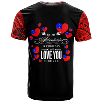 Samoa Valentine Day Couple T Shirt LT2 - Polynesian Pride