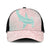 Baby Pink Gradient Polynesia Baseball Net Cap Hawaiian Tribal Hammerhead Shark Tattoo - Polynesian Pride