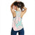 Baby Pink Gradient Polynesia Women Racerback Tank Hawaiian Tribal Hammerhead Shark Tattoo - Polynesian Pride