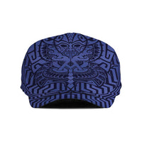 Basketball New Zealand Jeff Hat Blue Maori Ta Moko Indigenous - Polynesian Pride