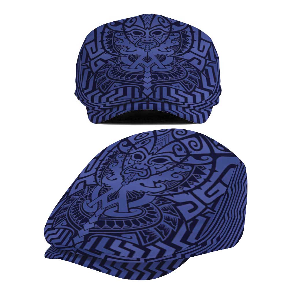 Basketball New Zealand Jeff Hat Blue Maori Ta Moko Indigenous - Polynesian Pride