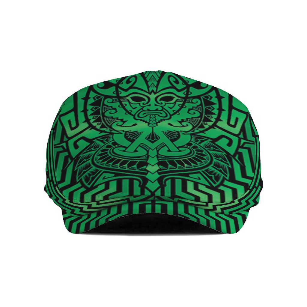 Basketball New Zealand Jeff Hat Green Maori Ta Moko Indigenous - Polynesian Pride