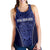 Basketball New Zealand Women Racerback Tank Blue Maori Ta Moko Indigenous - Polynesian Pride