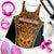 Basketball New Zealand Women Racerback Tank Gold Maori Ta Moko Indigenous - Polynesian Pride