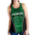 Basketball New Zealand Women Racerback Tank Green Maori Ta Moko Indigenous - Polynesian Pride