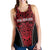 Basketball New Zealand Women Racerback Tank Red Maori Ta Moko Indigenous - Polynesian Pride