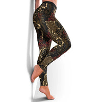 Batik Sekar Jagad Leggings Indonesian Traditional Pattern