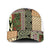 Beige Aotearoa Kowhaiwhai Pattern Baseball Net Cap NZ Maori Quilt Style - Polynesian Pride