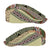 Beige Aotearoa Kowhaiwhai Pattern Jeff Hat NZ Maori Quilt Style - Polynesian Pride