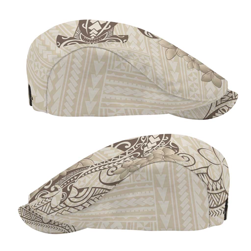 Beige Hawaii Jeff Hat Hammerhead Shark Tattoo Curve Polynesian - Polynesian Pride