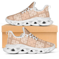 Beige Palaka Quilt Hawaii Clunky Sneakers Traditional Hawaii-plaid Pattern - Polynesian Pride