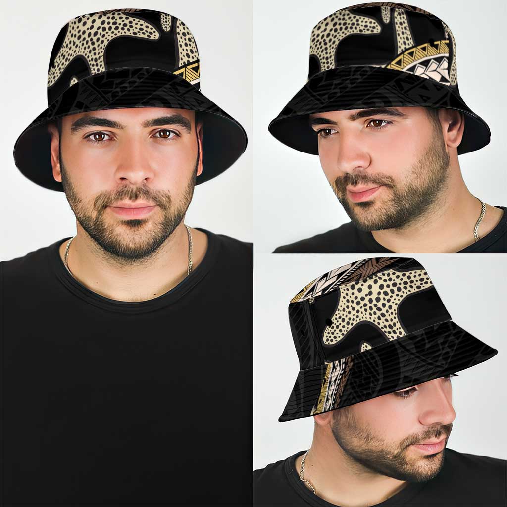 Beige Polynesian Starfish Unique Pattern Bucket Hat LT01 - Polynesian Pride