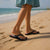Black Polynesia Flip Flops Plumeria Hibiscus Tropical Vibes - Polynesian Pride