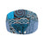 Blue Aotearoa Kowhaiwhai Pattern Jeff Hat NZ Maori Quilt Style - Polynesian Pride