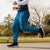 Blue Gradient Polynesia Jogger Pants Hawaiian Tribal Hammerhead Shark Tattoo - Polynesian Pride