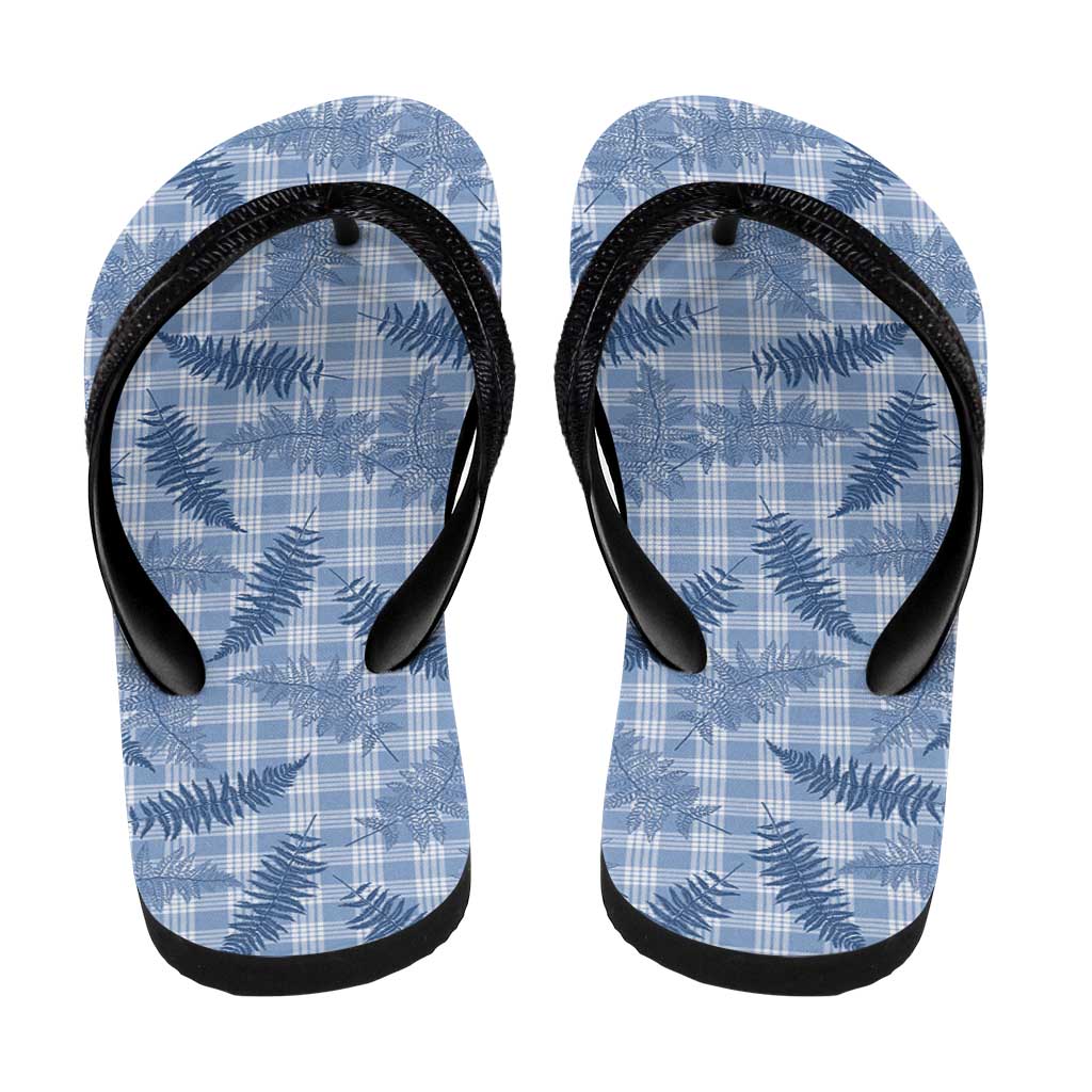 Blue Palaka Hawaii Palapalai Flip Flops Hawaiian Fern