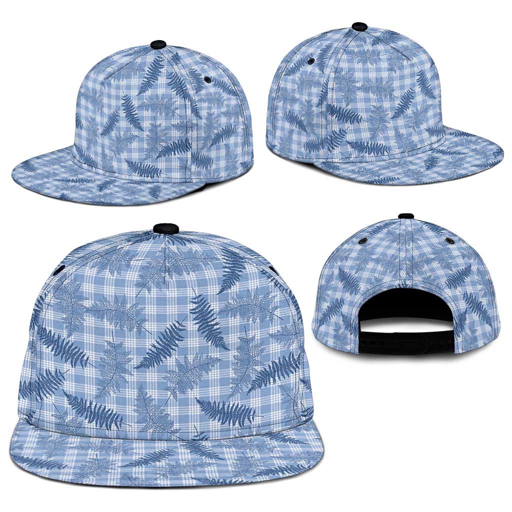 Blue Palaka Hawaii Palapalai Snapback Cap Hawaiian Fern
