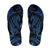 Blue Polynesia Shark Tattoo Flip Flops Polynesian Plumeria - Polynesian Pride