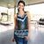 Blue Taniko Aotearoa Women Racerback Tank Niho Taniwha Mix Poutama LT14