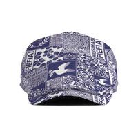 Blue Tonga Kilisimasi Fiefia Jeff Hat Pacific Patchwork Xmas Vibes - Polynesian Pride