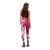 Breast Cancer Awareness Maori Leggings Koru Kowhaiwhai - Polynesian Pride