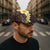 Brown Polynesia Jeff Hat Plumeria Tropical Leaves Galaxy Polynesian Art - Polynesian Pride
