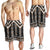Brown Taniko Aotearoa Shorts for Men Niho Taniwha Mix Poutama LT14