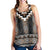 Brown Taniko Aotearoa Women Racerback Tank Niho Taniwha Mix Poutama LT14