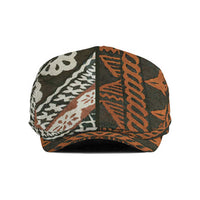 Bula Fiji Tapa Jeff Hat Fijian Masi Vintage Vibes - Polynesian Pride