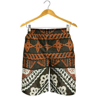 Bula Fiji Tapa Shorts for Men Fijian Masi Vintage Vibes - Polynesian Pride