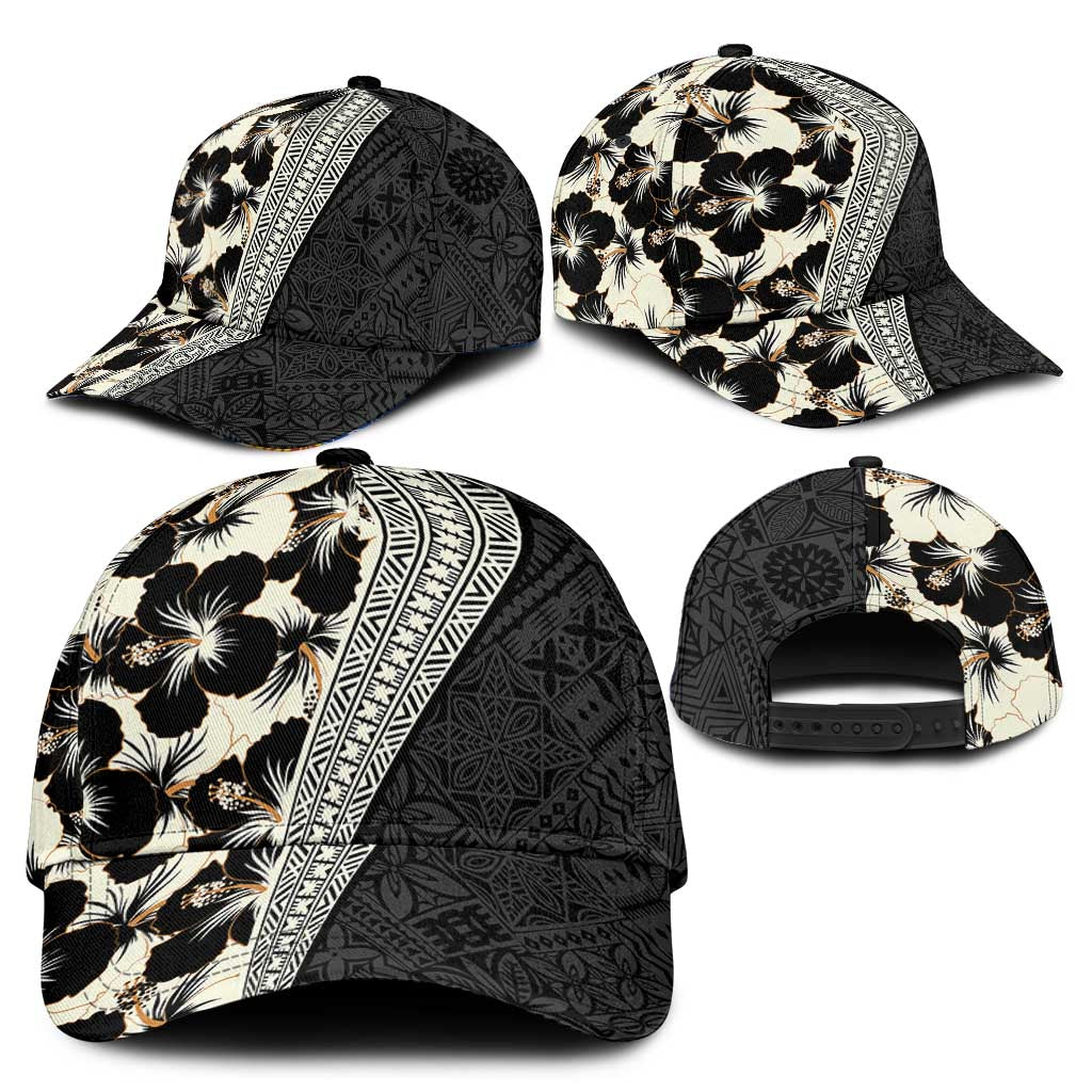 Bula Hibiscus Festival Classic Cap Tapa Pattern Half Style LT03