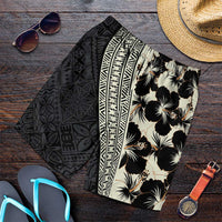 Bula Hibiscus Festival Shorts for Men Tapa Pattern Half Style - Polynesian Pride