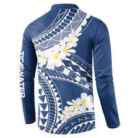 CUSTOMER REQUEST - TIDEWATER - 021026 Button Sweatshirt Navy Blue LT7
