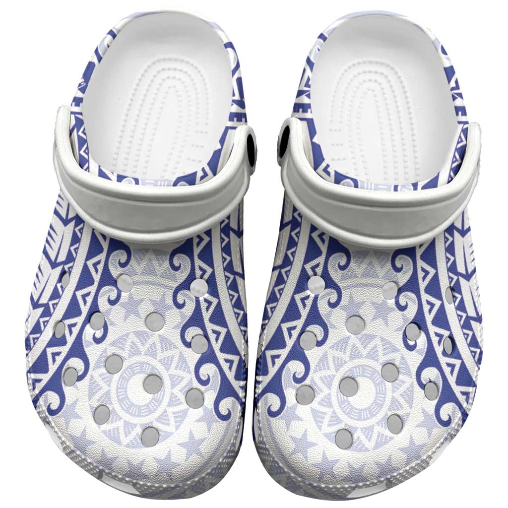 Cook Islands Palmerston Clogs Shoes Polynesian Tribal Tattoo