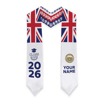 Custom Aloha Hawaii Graduation Stole Hawaiian Flag With Leis