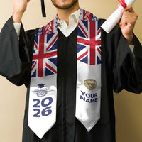 Custom Aloha Hawaii Graduation Stole Hawaiian Flag With Leis