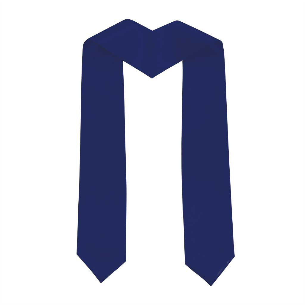 Custom Aloha Hawaii Graduation Stole Kakau Pattern Blue Version