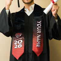 Custom American Samoa Graduation Stole Fagaitua High School Polynesian Pattern