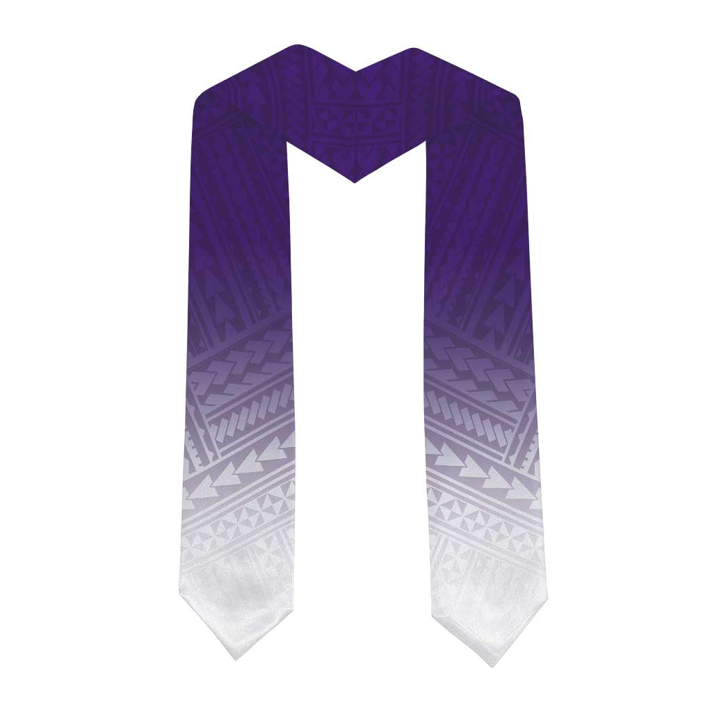 Custom American Samoa Graduation Stole Manua High School Polynesian Pattern