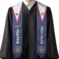 Custom American Samoa Graduation Stole Polynesian Pattern