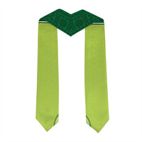 Custom Ballantine Memorial School Graduation Stole With Fijian Tapa Pattern