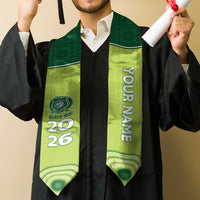Custom Ballantine Memorial School Graduation Stole With Fijian Tapa Pattern