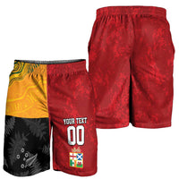 Custom British Lions-AUNZ Shorts for Men Australia-New Zealand Indigenous Motif LT09