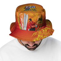 Custom Cricket PNG East Asia-Pacific Bucket Hat Papua New Guinea Rise to Power - Polynesian Pride